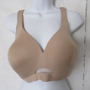 Cacique Bra 38DD Beige Tan Lightly Lined No Wire Plus Size Bralette